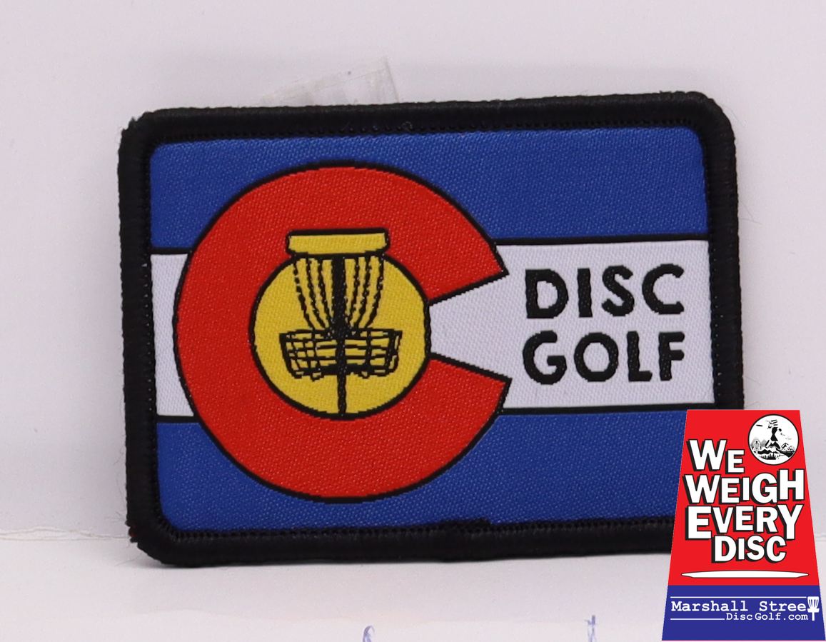 Colorado Disc Golf Patch • Marshall Street Disc Golf